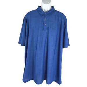 Tommy Bahama Island Zone Polo Shirt Mens 3XL Blue Short‎ Sleeve TP-3032
